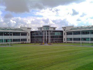 Photo of commercial window cleaning at Madeley Academy