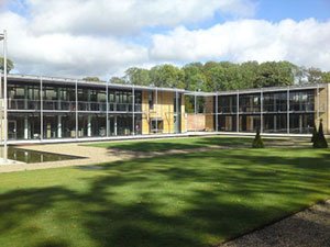 Photo of commercial window cleaning at Sansaw Business Park in Shrewsbury